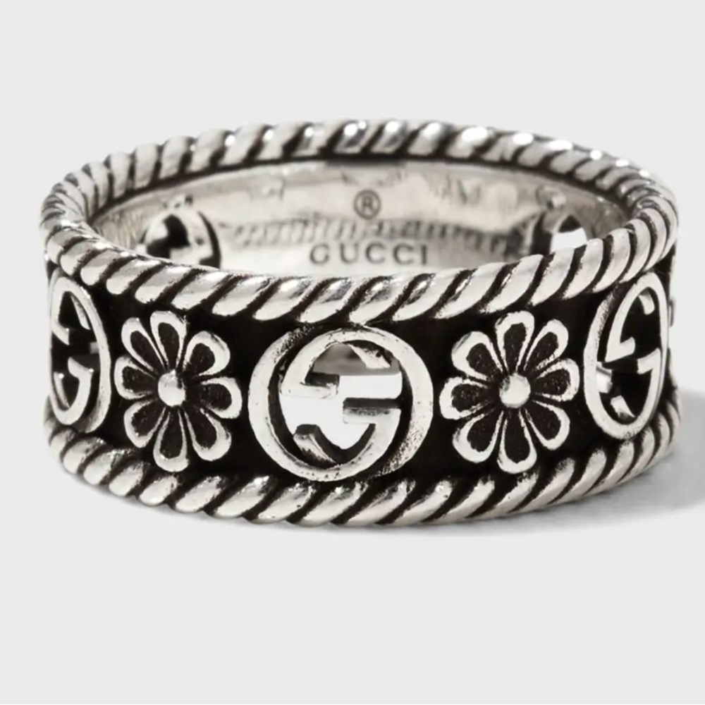 Gucci Silver Ring‎ size 14